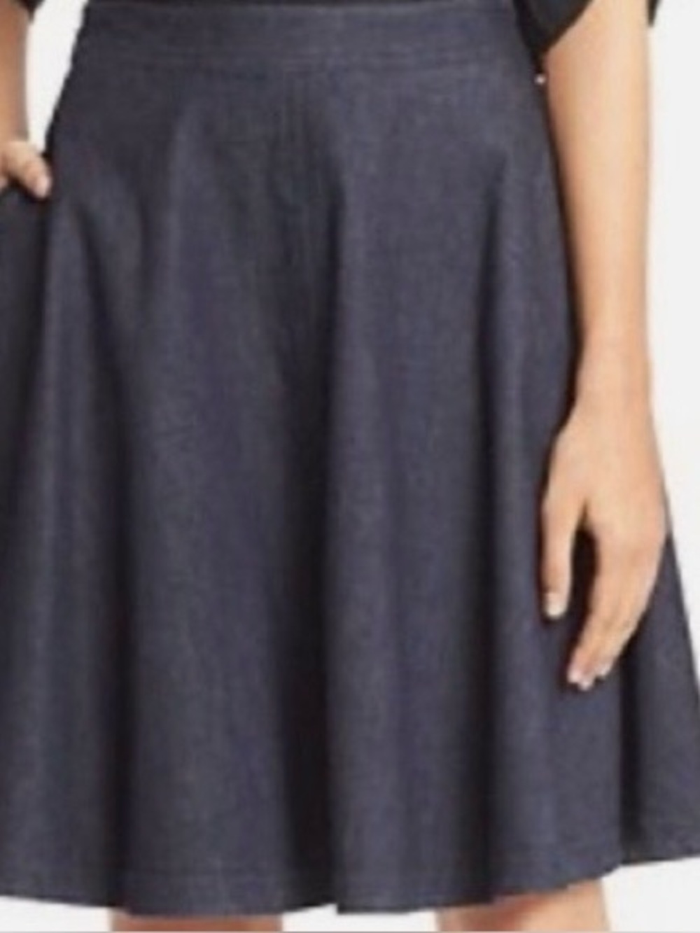 Diane Von Furstenburg Amelia Denim Size 10